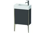 Duravit XViu Waschtisch-Unterschrank XV4532RB149 48,4 x 49,3 x 23,4 cm, rechts, graphit matt, 1 Tür, champagner matt