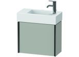 Duravit XViu Waschtisch-Unterschrank XV4232LB207 48,4 x 39,7 x 23,4 cm, links, betongrau matt, 1 Tür, schwarz matt