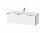 Duravit XSquare Waschtisch-Unterschrank XS422601818 121x39,7x47,8cm, weiß matt, 1 Auszug