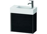 Duravit XViu Waschtisch-Unterschrank XV4232RB216 48,4 x 39,7 x 23,4 cm, rechts, Eiche schwarz, 1 Tür, schwarz matt