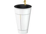 Duravit Starck 1,c-bonded Set S19514O34850000 Griff Gold, Keramik Schwarz Matt, bodenstehend, Weiß Hochglanz, 864 x 560 x 605 mm