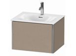 Duravit XSquare Waschtisch-Unterschrank XS422207575 61x39,7x47,8cm, Leinen, 1 Auszug