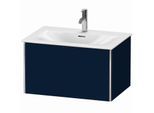 Duravit XSquare Waschtisch-Unterschrank XS422309898 71x39,7x47,8cm, Nachtblau seidenmatt, 1 Auszug