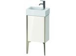 Duravit XViu Waschtisch-Unterschrank XV4530RB185 36,4 x 49,3 x 23,4 cm, rechts, weiß hochglanz, 1 Tür, champagner matt