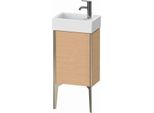Duravit XViu Waschtisch-Unterschrank XV4530RB112 36,4 x 49,3 x 23,4 cm, rechts, eiche gebürstet, 1 Tür, champagner matt