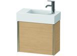 Duravit XViu Waschtisch-Unterschrank XV4232RB130 48,4x39,7x23,4 cm, rechts, Eiche natur, 1 Tür, champagner matt