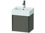 Duravit XViu Waschtisch-Unterschrank XV4231RB290 43,4x33,4x39,7cm, schwarz matt, rechts, flannel grey seidenmatt