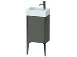 Duravit XViu Waschtisch-Unterschrank XV4530RB290 36,4 x 49,3 x 23,4 cm, rechts, flannel grey seidenmatt, 1 Tür, schwarz matt