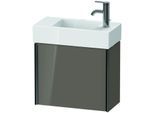 Duravit XViu Waschtisch-Unterschrank XV4232RB289 48,4 x 39,7 x 23,4 cm, rechts, flannel grey hochglanz, 1 Tür, schwarz matt