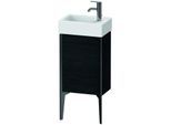 Duravit XViu Waschtisch-Unterschrank XV4530RB216 36,4 x 49,3 x 23,4 cm, rechts, Eiche schwarz, 1 Tür, schwarz matt