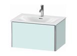 Duravit XSquare Waschtisch-Unterschrank XS422300909 71x39,7x47,8cm, Lichtblau matt, 1 Auszug