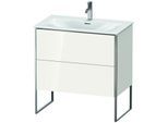 Duravit XSquare Waschtisch-Unterschrank XS452402222 81x84x47,8cm, weiß hochglanz, 2 Auszüge