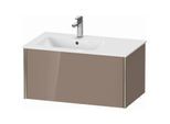 Duravit XViu Waschtisch-Unterschrank XV40260B186 81 x 40 x 48 cm, cappucino hochglanz, 1 Auszug, wandhängend, champagner matt