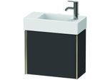 Duravit XViu Waschtisch-Unterschrank XV4232LB180 48,4x39,7x23,4 cm, links, graphit supermatt, 1 Tür, champagner matt