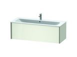 Duravit XViu Waschtisch-Unterschrank XV40280B122 121 x 40 x 48 cm, weiß hochglanz, 1 Auszug, wandhängend, champagner matt