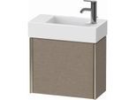 Duravit XViu Waschtisch-Unterschrank XV4232RB111 48,4x39,7x23,4 cm, rechts, eiche kaschmir, 1 Tür, champagner matt