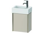 Duravit XViu Waschtisch-Unterschrank XV4230LB191 36,4x39,7x23,4 cm, links, taupe matt, 1 Tür, champagner matt