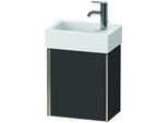 Duravit XViu Waschtisch-Unterschrank XV4230RB180 36,4x39,7x23,4 cm, rechts, graphit supermatt, 1 Tür, champagner matt