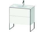 Duravit XSquare Waschtisch-Unterschrank XS452403636 81x84x47,8cm, weiß seidenmatt, 2 Auszüge