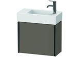 Duravit XViu Waschtisch-Unterschrank XV4232LB290 48,4 x 39,7 x 23,4 cm, links, flannel grey seidenmatt, 1 Tür, schwarz matt