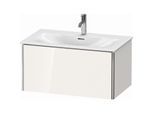 Duravit XSquare Waschtisch-Unterschrank XS422402222 81x39,7x47,8cm, weiß hochglanz, 1 Auszug