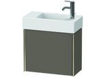 Duravit XViu Waschtisch-Unterschrank XV4232LB190 48,4x39,7x23,4 cm, links, flannel grey seidenmatt, 1 Tür, champagner matt