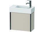 Duravit XViu Waschtisch-Unterschrank XV4232LB291 48,4 x 39,7 x 23,4 cm, links, taupe matt, 1 Tür, schwarz matt