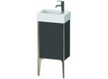 Duravit XViu Waschtisch-Unterschrank XV4530RB149 36,4 x 49,3 x 23,4 cm, rechts, graphit matt, 1 Tür, champagner matt