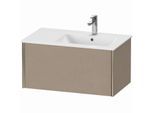 Duravit XViu Waschtisch-Unterschrank XV40260B175 81 x 40 x 48 cm, leinen, 1 Auszug, wandhängend, champagner matt