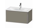 Duravit XSquare Waschtisch-Unterschrank XS422409292 81x39,7x47,8cm, Steingrau seidenmatt, 1 Auszug