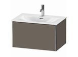 Duravit XSquare Waschtisch-Unterschrank XS422309090 71x39,7x47,8cm, Flannel Grey seidenmatt, 1 Auszug
