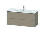 Duravit XSquare Waschtisch-Unterschrank XS432607575 121x56x47,8cm, Leinen, 2 Schubkästen