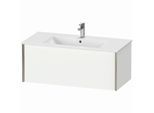 Duravit XViu Waschtisch-Unterschrank XV40270B118 101 x 40 x 48 cm, weiß matt, 1 Auszug, wandhängend, champagner matt
