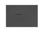 Villeroy & Boch Squaro Infinity Duschwanne UDQ1070SQI2LV1S, 100 x 70 x 4 cm, anthrazit
