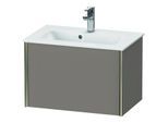 Duravit XViu Waschtisch-Unterschrank XV40780B143 61 x 40 x 39 cm, basalt matt, 1 Auszug, wandhängend, champagner matt