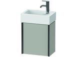 Duravit XViu Waschtisch-Unterschrank XV4230LB207 36,4 x 39,7 x 23,4 cm, links, betongrau matt, 1 Tür, schwarz matt
