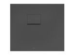Villeroy & Boch Squaro Infinity Duschwanne UDQ8070SQI2LV1S, 80 x 70 x 4 cm, anthrazit