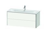 Duravit XSquare Waschtisch-Unterschrank XS432603636 121x56x47,8cm, weiß seidenmatt, 2 Schubkästen