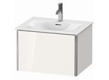 Duravit XSquare Waschtisch-Unterschrank XS422202222 61x39,7x47,8cm, weiß hochglanz, 1 Auszug