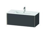 Duravit XViu Waschtisch-Unterschrank XV40270B149 101 x 40 x 48 cm, graphit matt, 1 Auszug, wandhängend, champagner matt