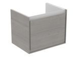 Ideal Standard Connect Air Waschtischunterschrank E0817PS 50x40x36cm, 1 Auszug, Eiche grau Dekor/weiß matt