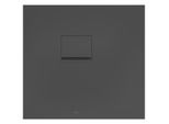 Villeroy & Boch Squaro Infinity Duschwanne UDQ8075SQI2LV1S, 80 x 75 x 4 cm, anthrazit