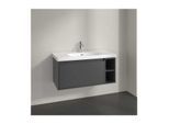 Villeroy und Boch Skyla Waschtischunterschrank C79100VR 1 Auszug, 972 x 436 x 439 mm, Graphite