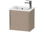 Duravit XViu Waschtisch-Unterschrank XV4024RB175 41x29x40cm, wandhängend, champagner matt, Anschlag rechts, leinen