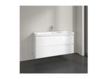 Villeroy und Boch Skyla Waschtischunterschrank C80000VE 2 Auszüge, 1172 x 596 x 439 mm, Brilliant White