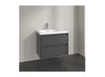 Villeroy und Boch Skyla Waschtischunterschrank C79800VR 2 Auszüge, 772 x 596 x 439 mm, Graphite