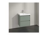 Villeroy und Boch Skyla Waschtischunterschrank C79400AF 2 Auszüge, 572 x 596 x 439 mm, Soft Green