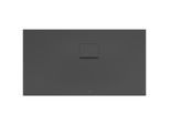 Villeroy & Boch Squaro Infinity Duschwanne UDQ1370SQI2RV1S, 130 x 70 x 4 cm, anthrazit