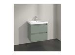Villeroy und Boch Skyla Waschtischunterschrank C79500AF 2 Auszüge, 622 x 596 x 439 mm, Soft Green