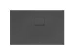 Villeroy & Boch Squaro Infinity Duschwanne UDQ1170SQI2RV1S, 110 x 70 x 4 cm, anthrazit